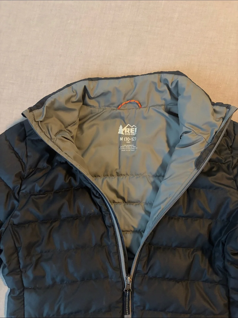 REI Kids Black Puffer Jacket